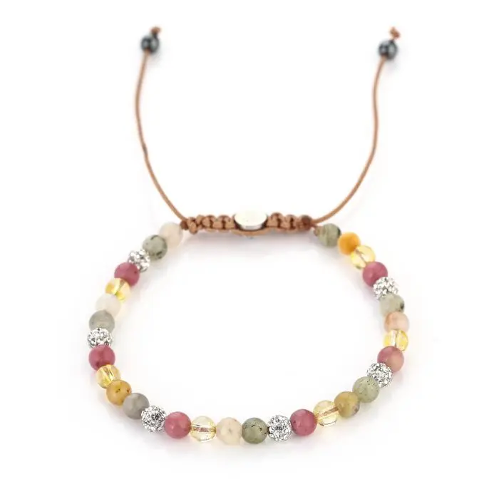 Michelle Bijoux Armband (Sieraad) Armband Pink Bij Grey