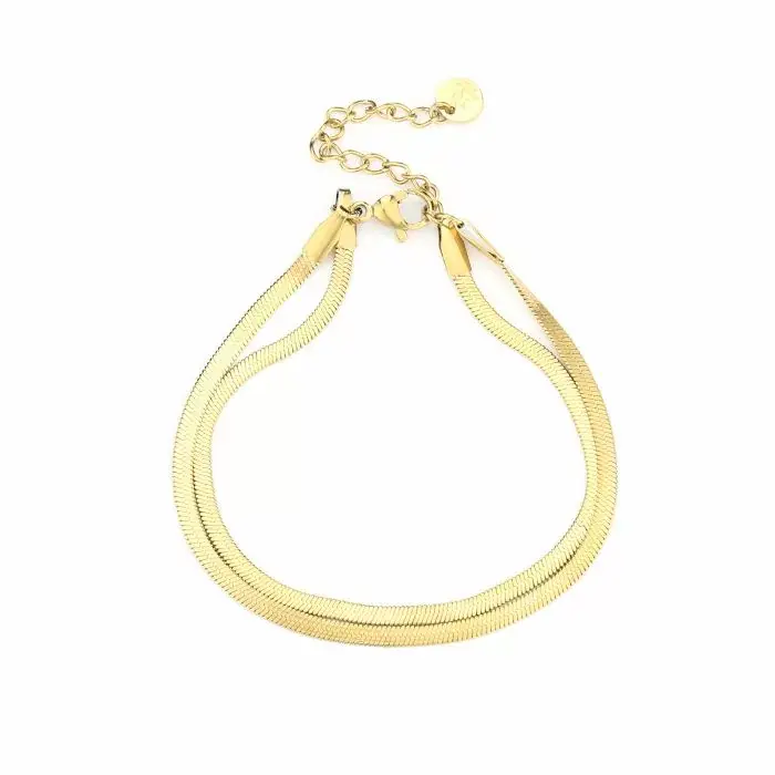 Michelle Bijoux Armband (sieraad) Dubbel Glad