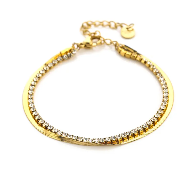 Michelle Bijoux Armband (sieraad) Slang en strass