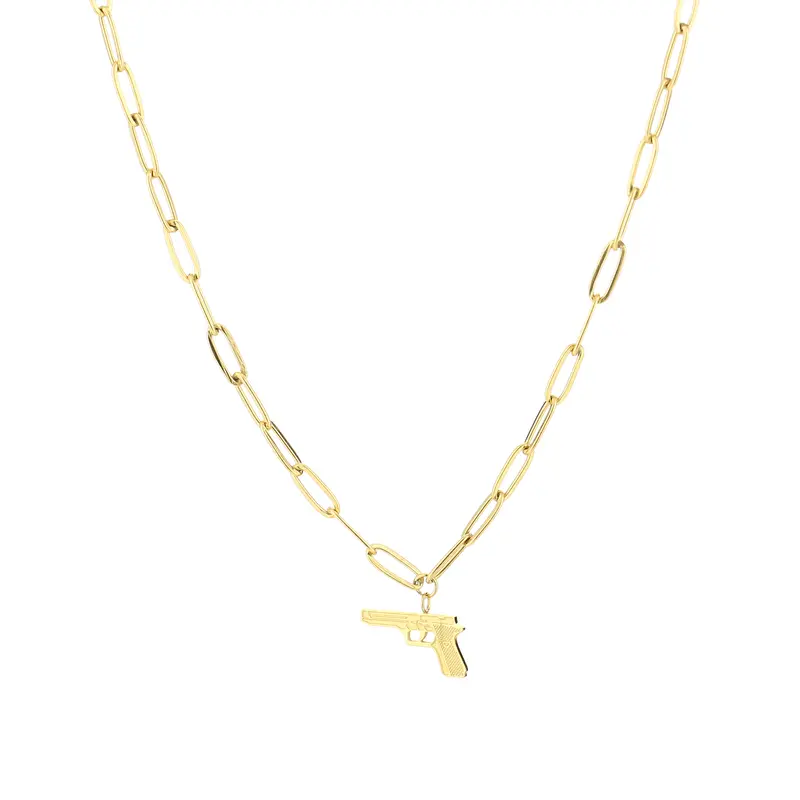 Michelle Bijoux Collier Paperclips Pistool