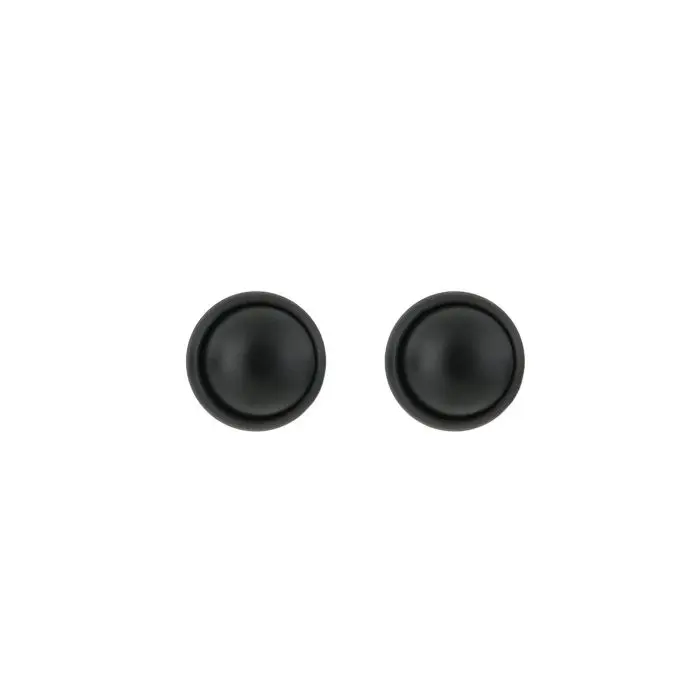 Michelle Bijoux Earstuds bol Zwart (MAAT 6-10MM)