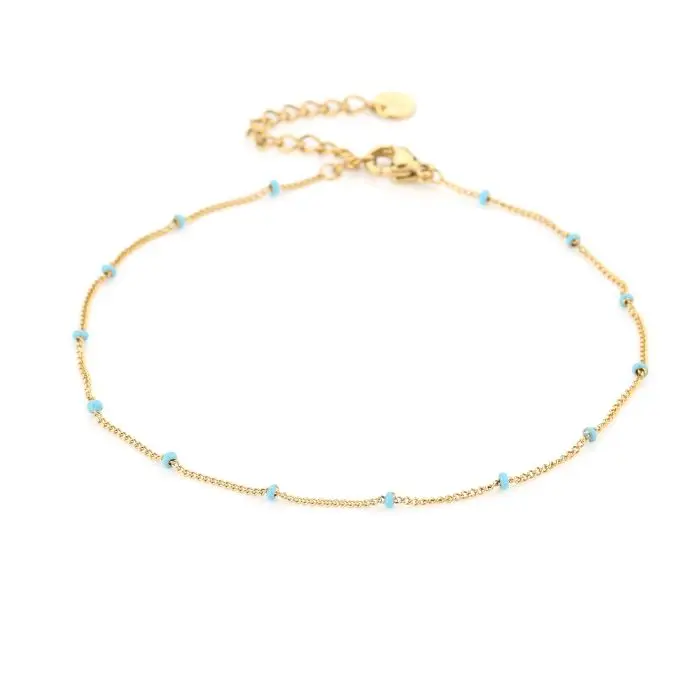 Michelle Bijoux enkelband 1mm balls
