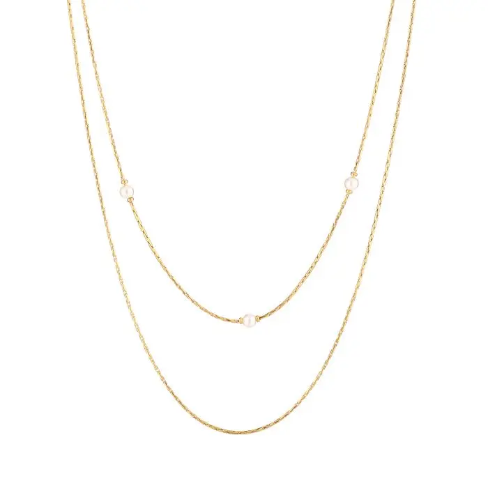 Michelle Bijoux Ketting Parels 2 Kettingen