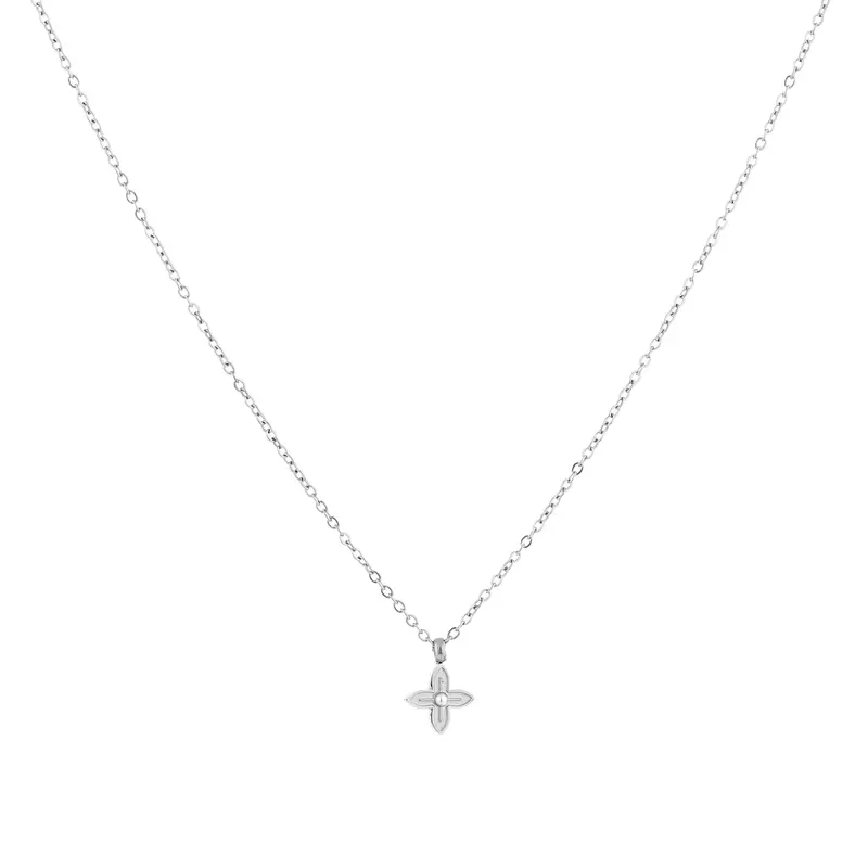 Michelle Bijoux Ketting Poolster Parel
