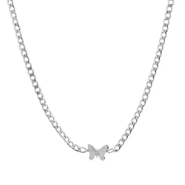 Michelle Bijoux Ketting vlinder schakel