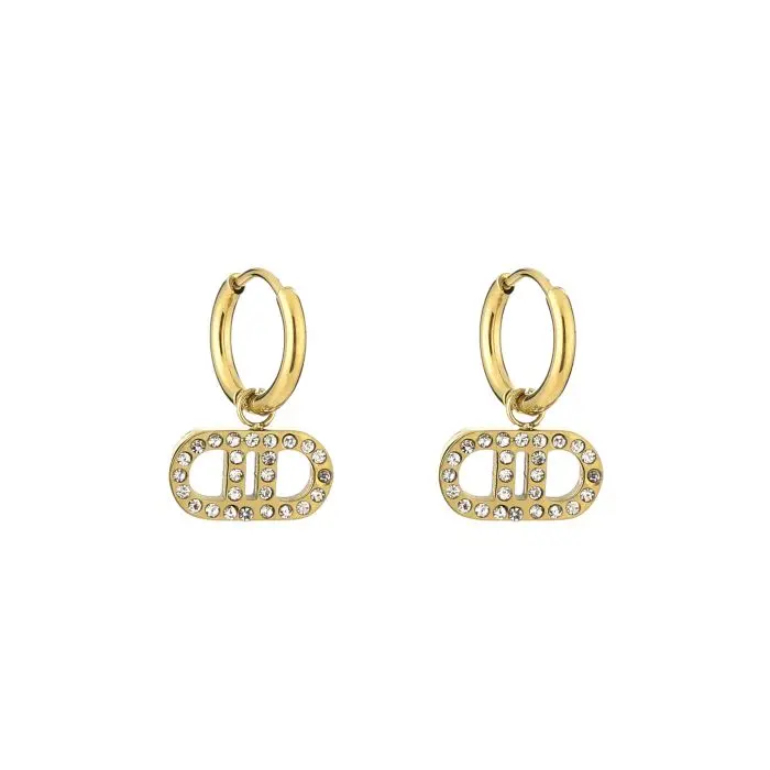 Michelle Bijoux Oorhanger Goodlife Witte Stenen