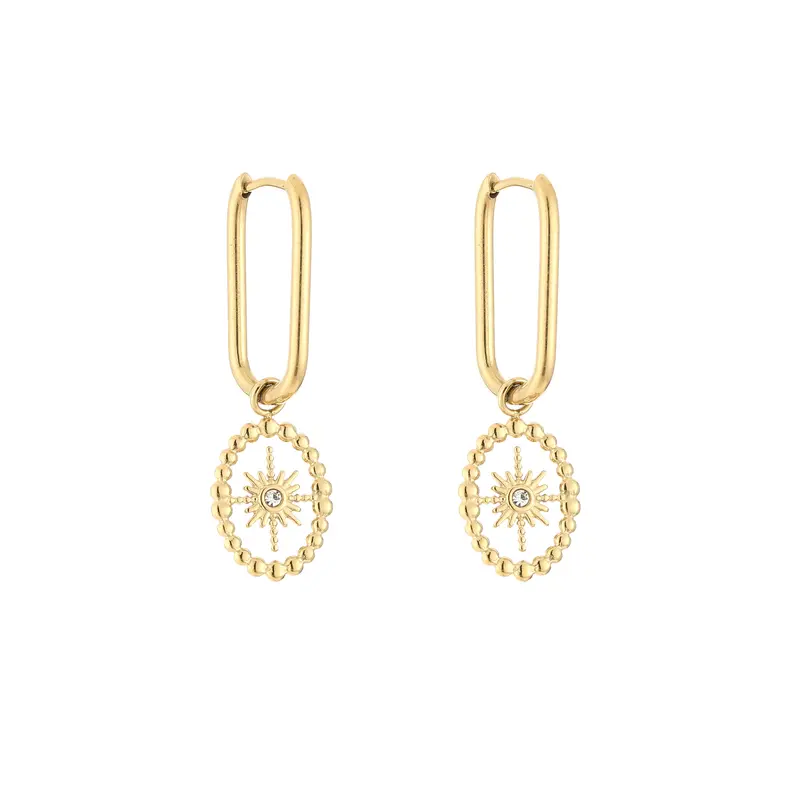 Michelle Bijoux Oorhanger morning star crystal