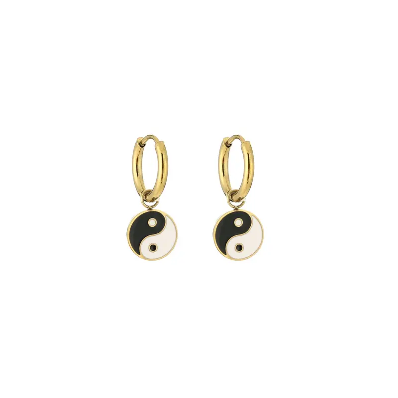 Michelle Bijoux Oorhangers Yin-Yang