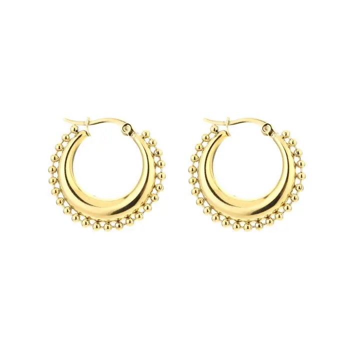 Michelle Bijoux Oorring Bali Hoop Balls