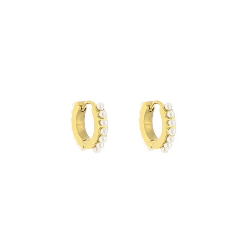 Michelle Bijoux Oorring met parels