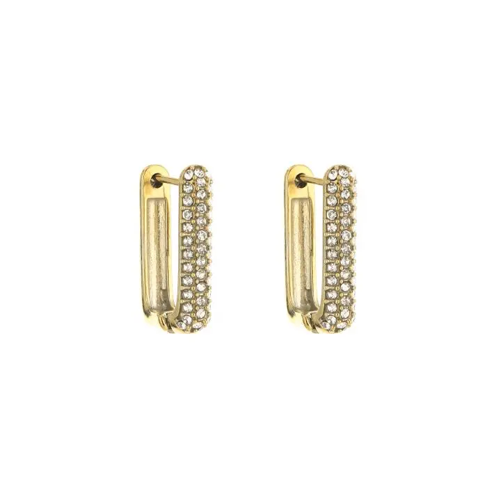 Michelle Bijoux Oorring Square Strass