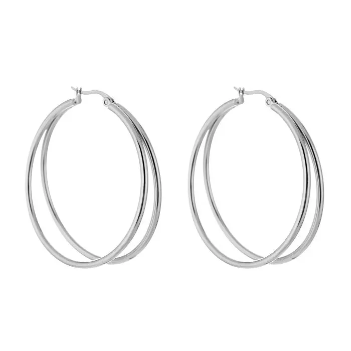 Michelle Bijoux Oorringen Dubbel Hoop