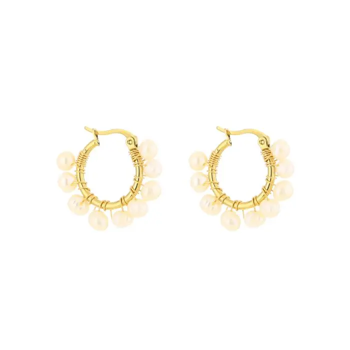 Michelle Bijoux Oorringen Oorring Parels