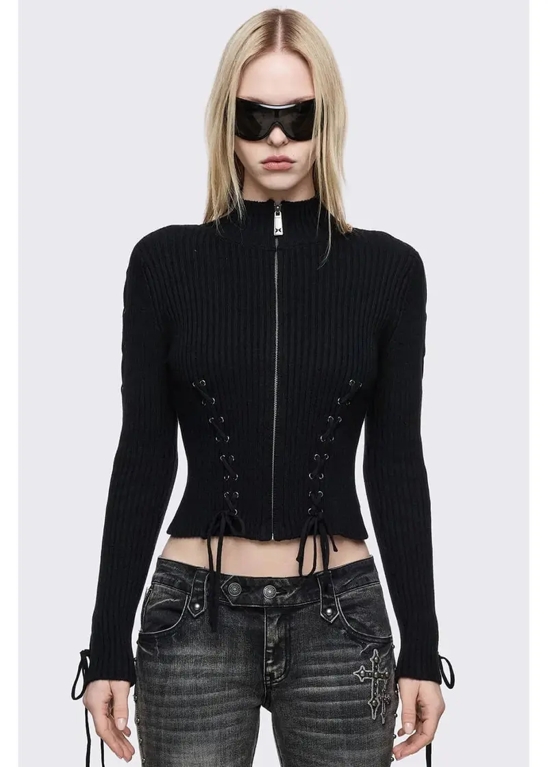 Minga London Knox Cardigan Black