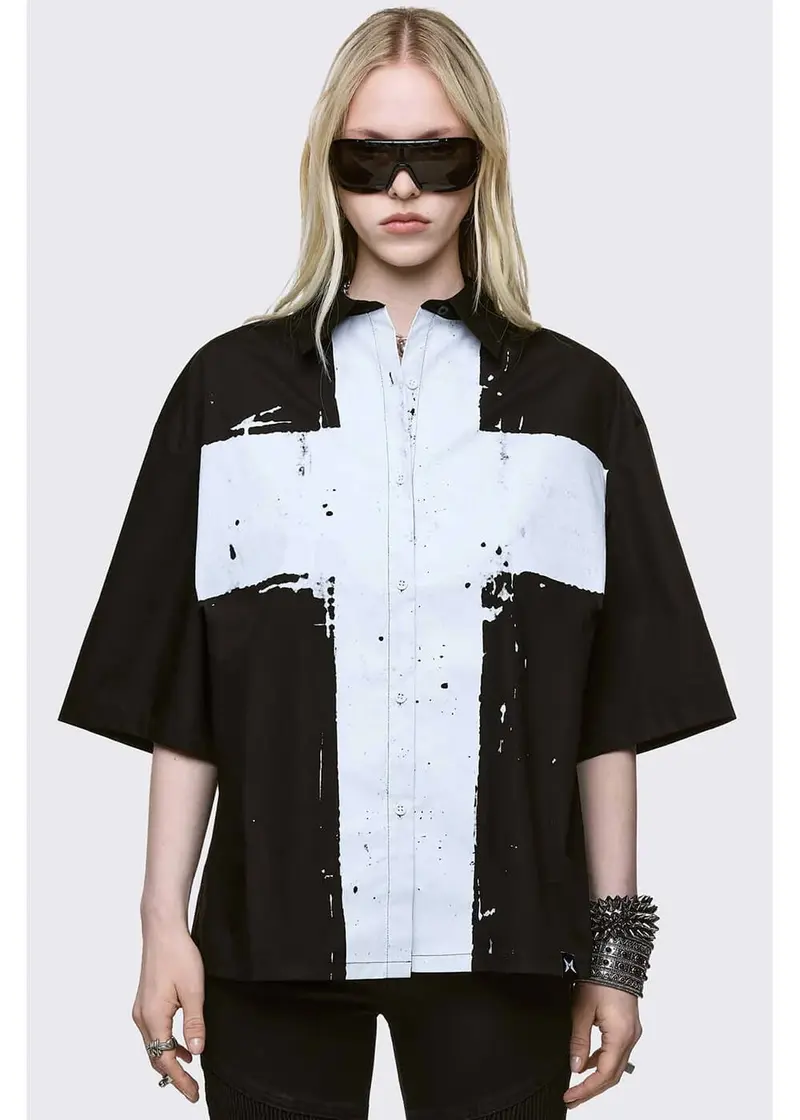 Minga London Never Saint Shirt Black