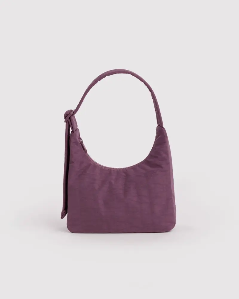 Mini Nylon Shoulder Bag - Wild Plum