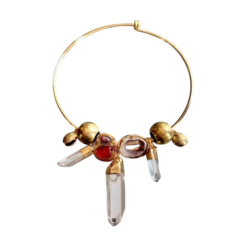Mippies – Handgemaakte spangketting met halfedelstenen, hand-made in Nederland