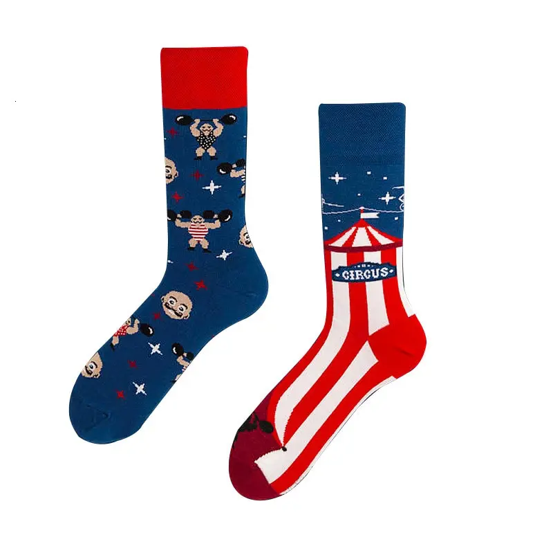Mismatched Crew Socks