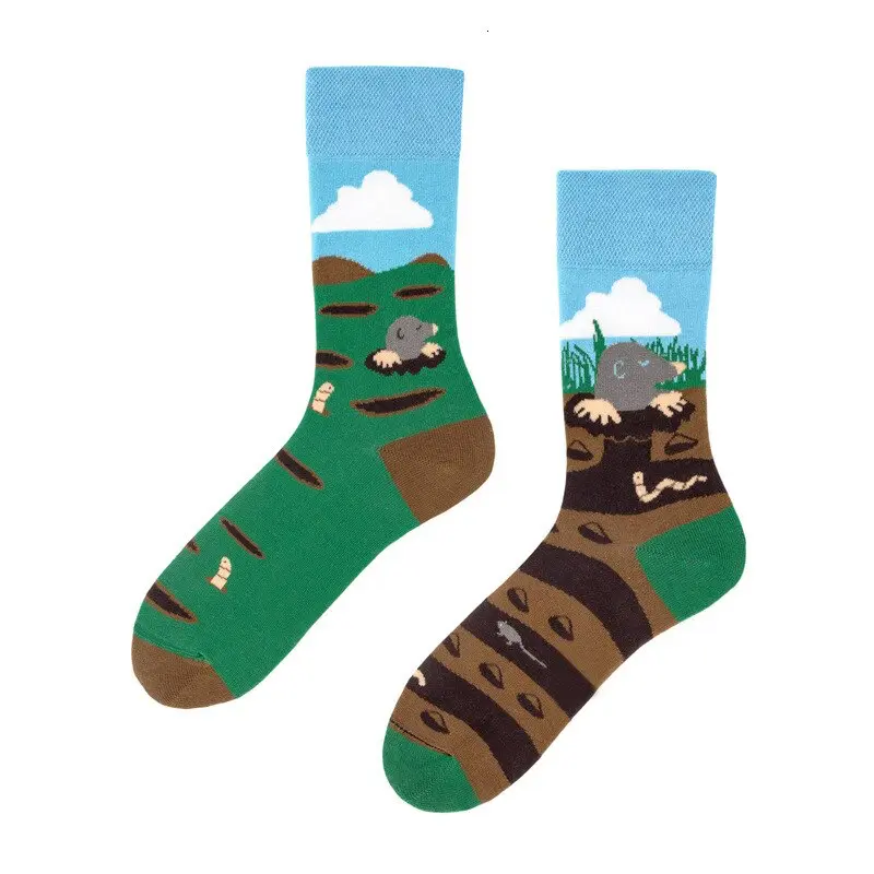 Mismatched Crew Socks