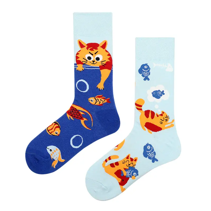 Mismatched Crew Socks