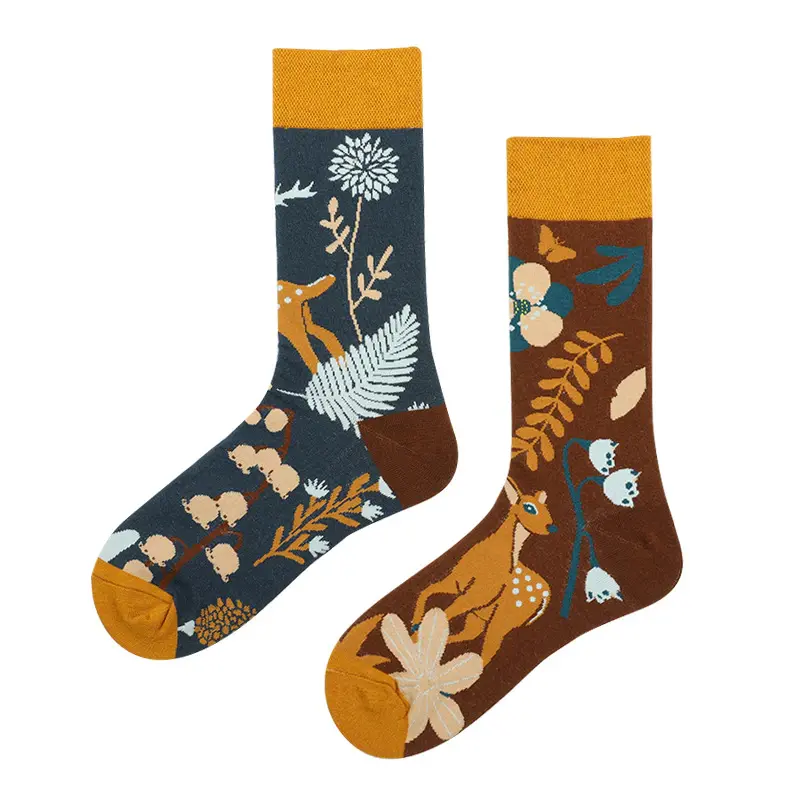 Mismatched Crew Socks
