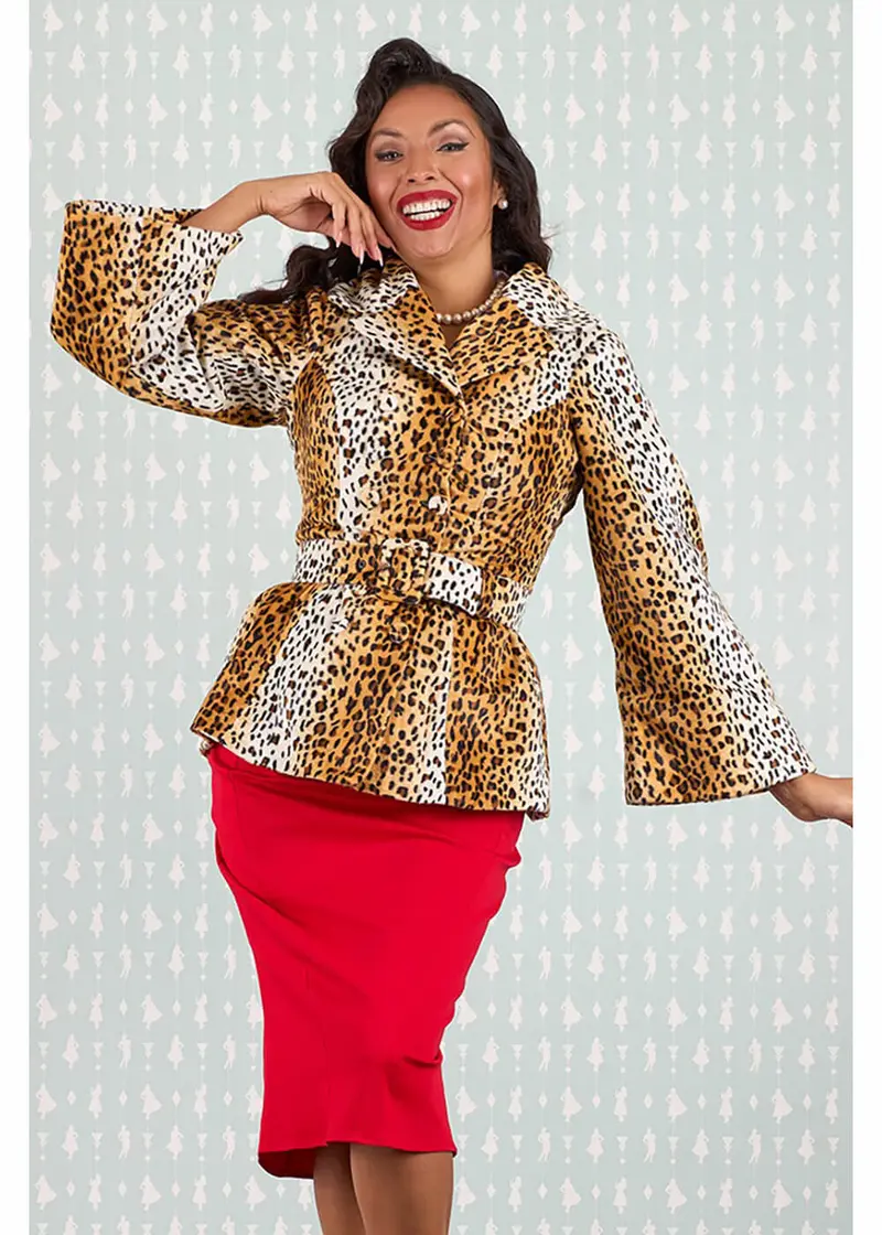 Miss Candyfloss Line Cheetah Jacket Leopard