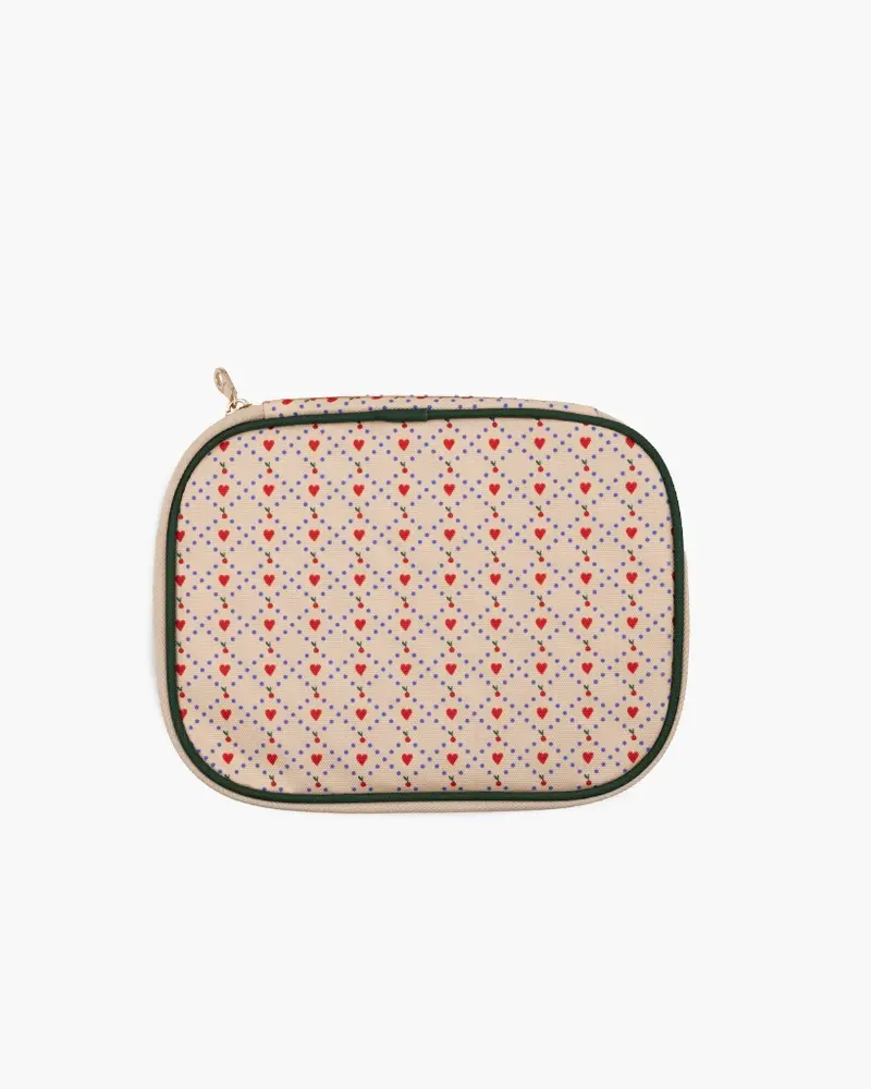 Mobile Tech Pouch - Cherry Hearts