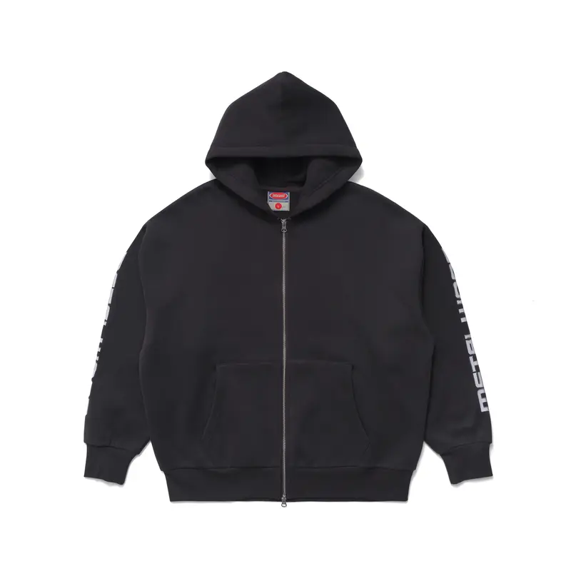 Moto Zip Hooded Sweatshirt