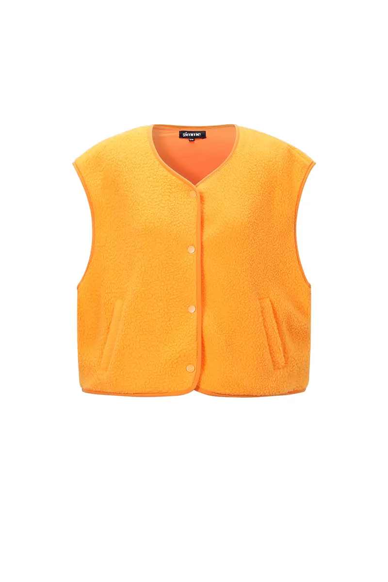 Mouwloos Vest | Oranje