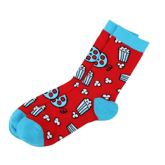 Movie Night Crew Socks