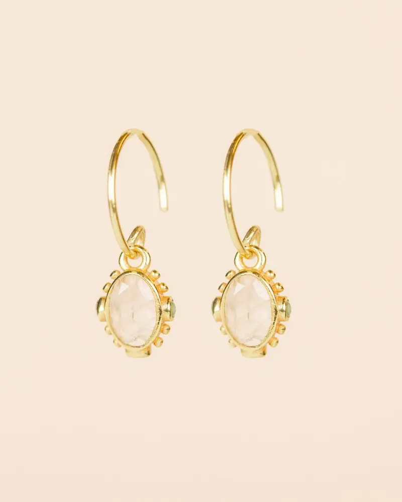 Muja Juma Oorhangers Afiya Rose Quartz