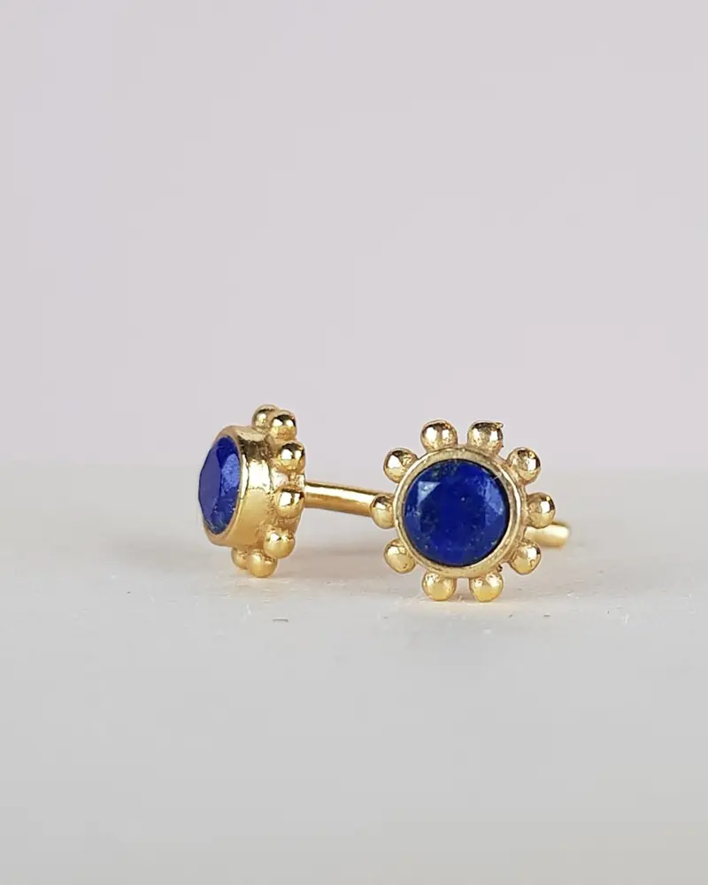 Muja Juma Oorknoppen Firefly lapis lazuli round