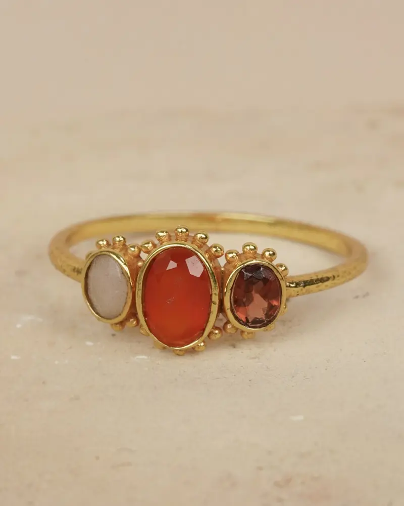Muja Juma Ring (Sieraad) Nott Red Agate 56mm