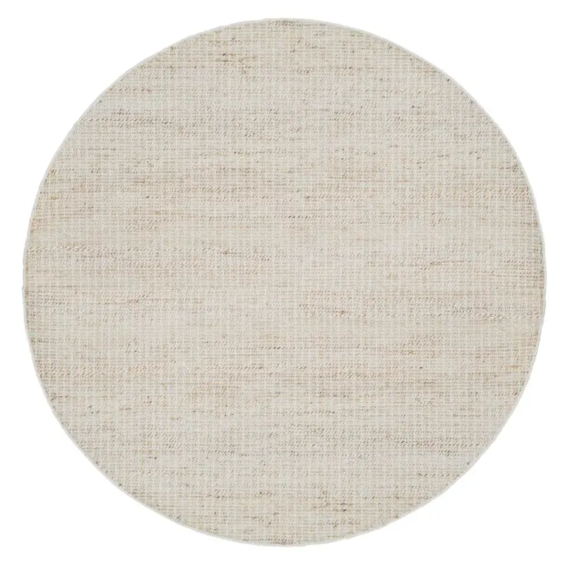 MUST Living Vloerkleed Hero Rond Ivoor Naturel Large Ø250cm