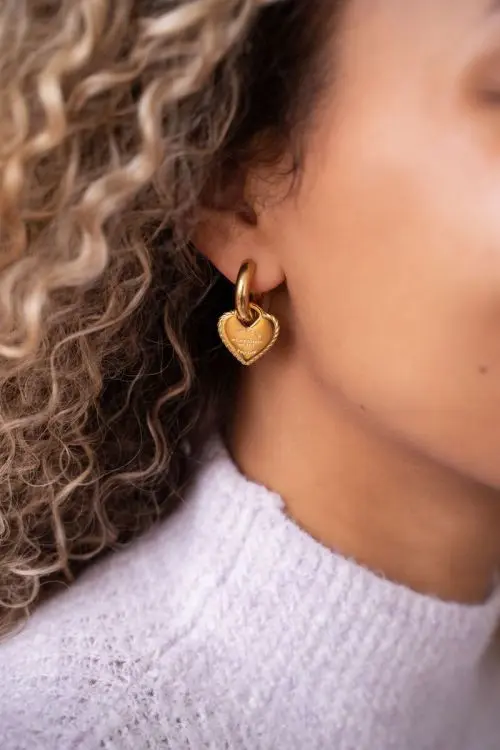 My Jewellery Candy oorringen met grote harten