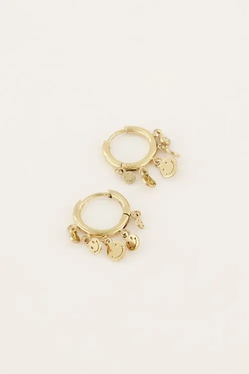 My Jewellery Candy oorringen met smileys