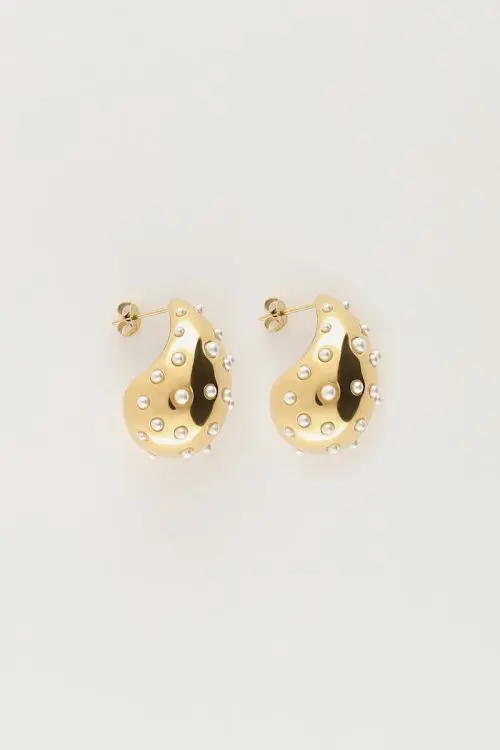 My Jewellery Druppel oorbellen met parels