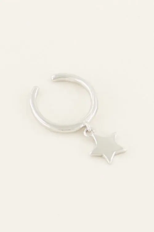 My Jewellery Ear Cuff Hangend sterretje (12mm)