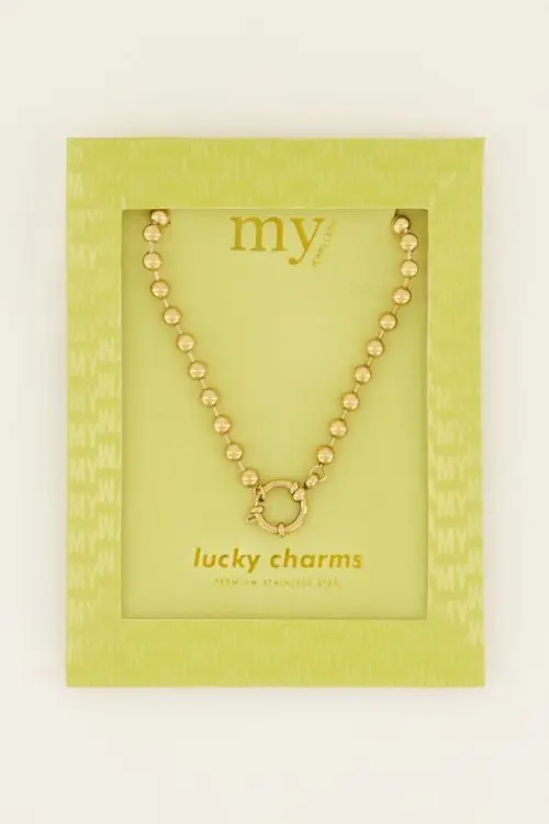 My Jewellery Ketting bolletjes met ronde sluiting