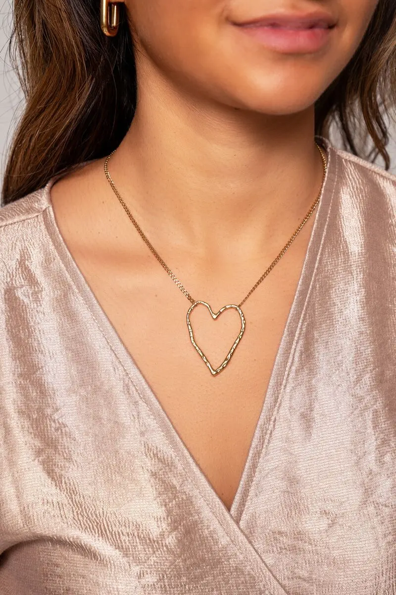 My Jewellery Ketting met groot open hart