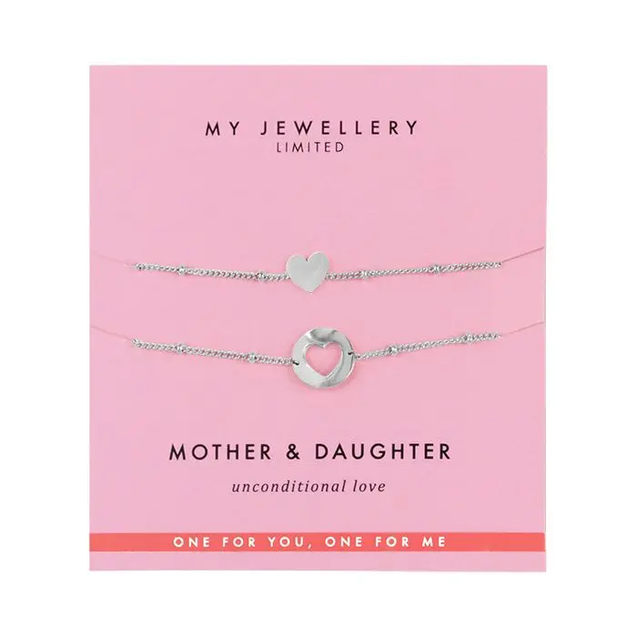 My Jewellery Mother & Daughter armband Heart goud of zilver