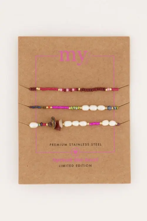 My Jewellery Multikleur armbanden set