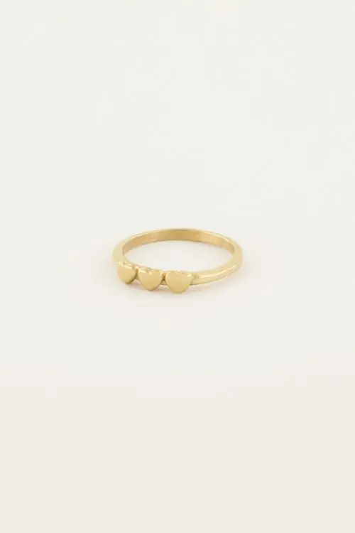 My Jewellery Ring 3 hartjes