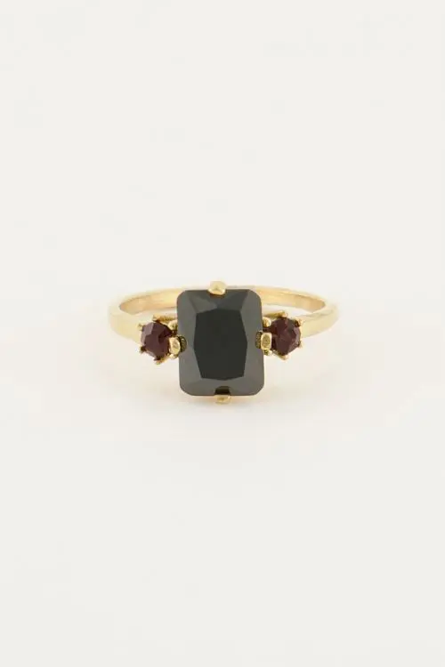 My Jewellery Ring black stone