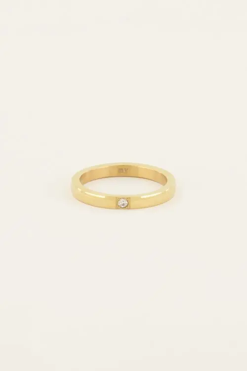 My Jewellery Ring met transparante steen