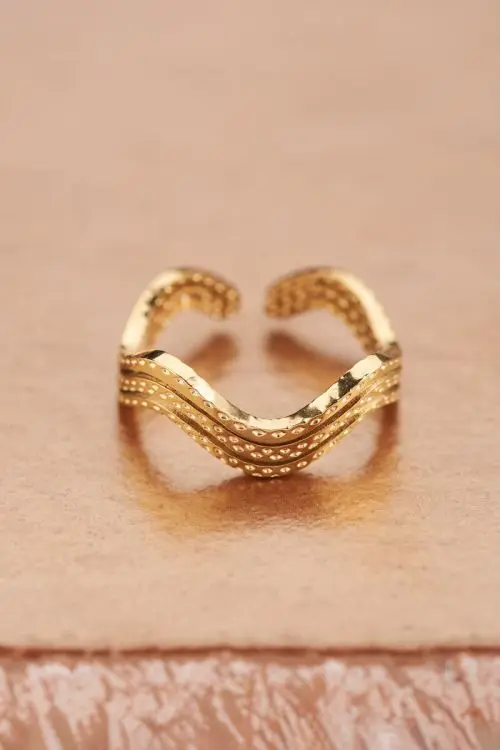 My Jewellery Ring met wave