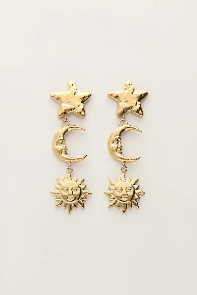 My Jewellery Starry oorhangers met ster & zon
