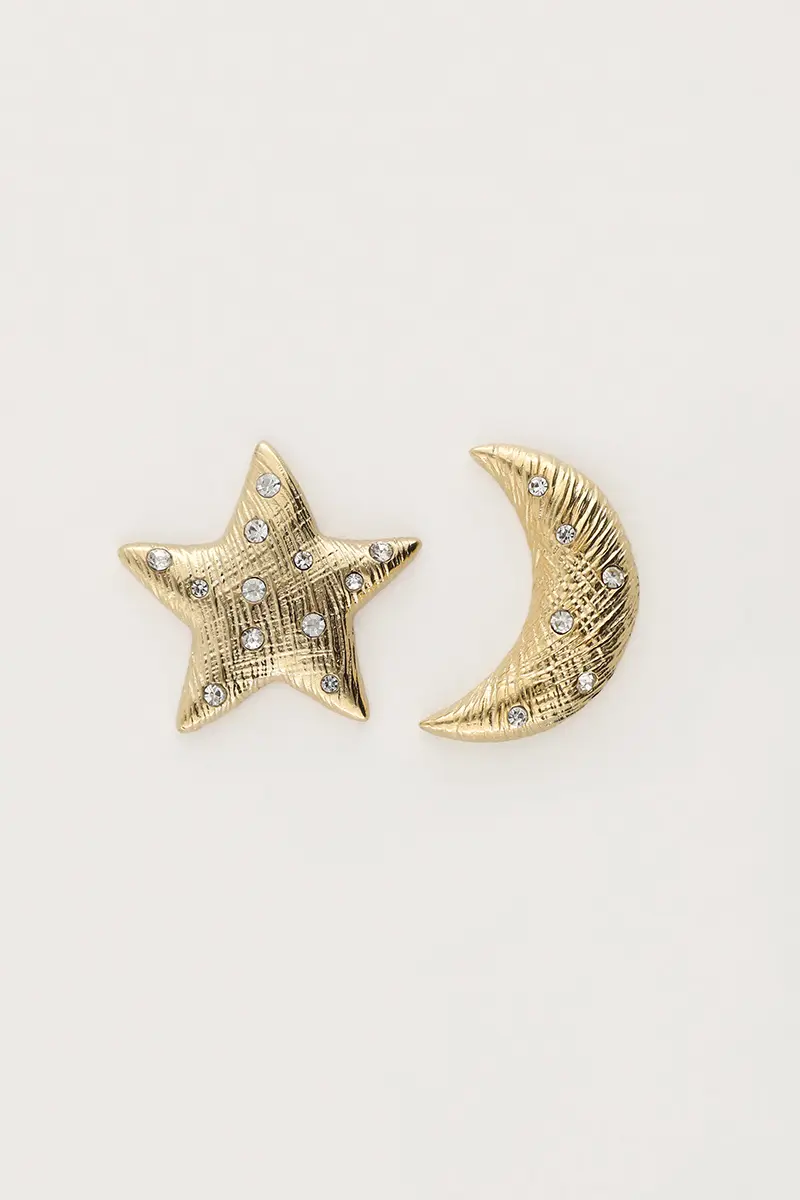 My Jewellery Starry studs maan & ster
