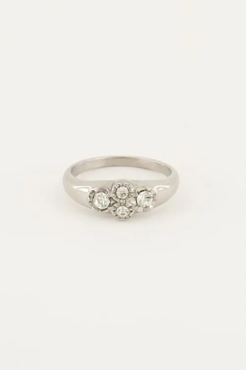 My Jewellery Vintage cluster ring kristal