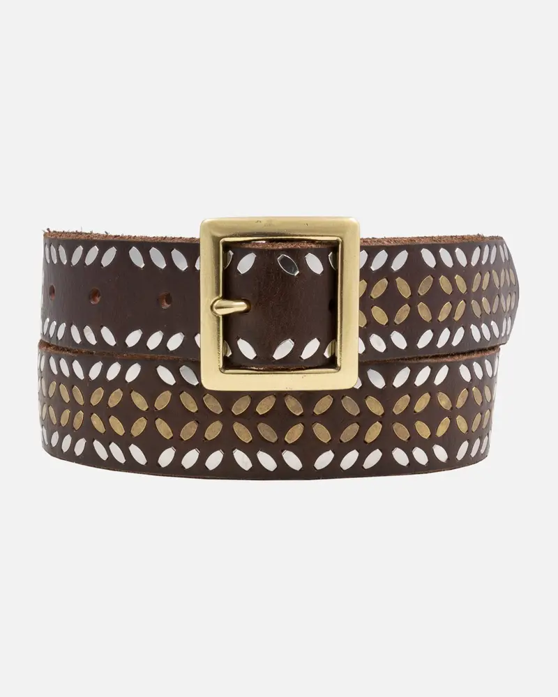 Naz │ Studded Leren Riem